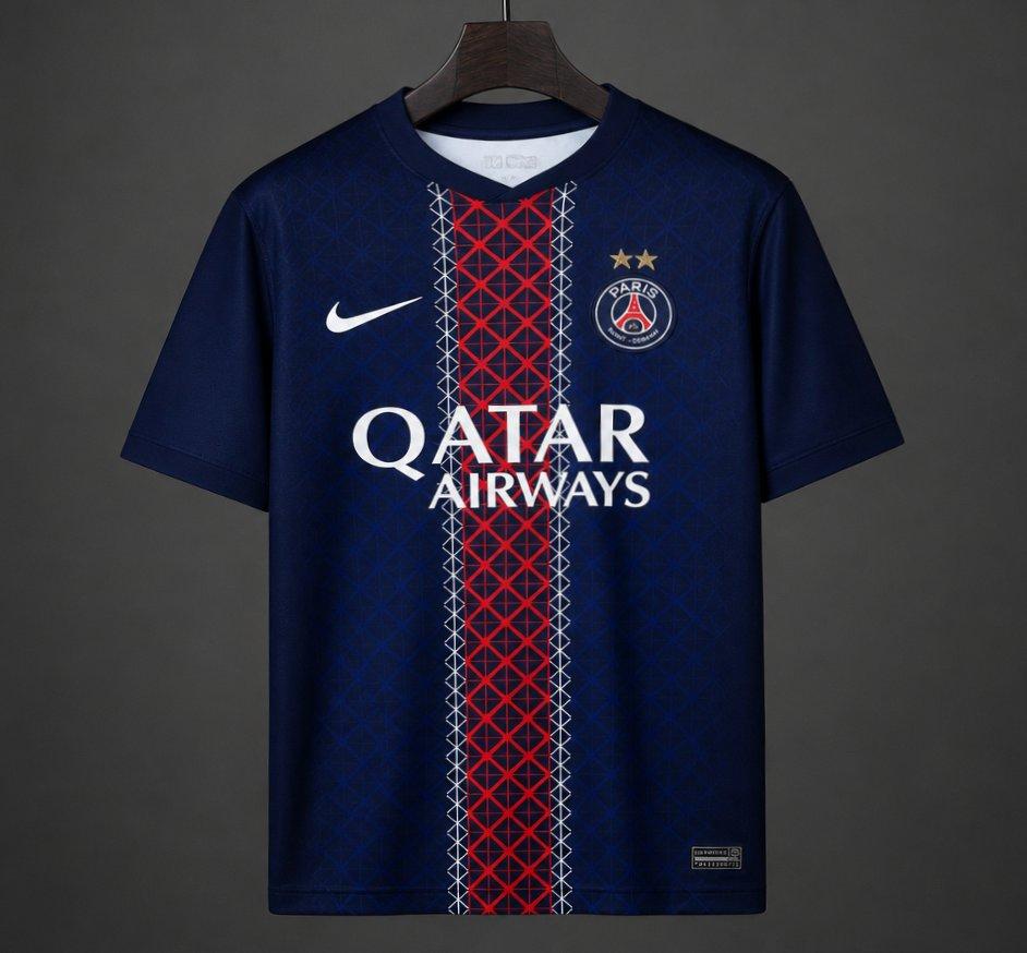 PSG Home Jersey 2025/26 – Back 2 Back Champions of Europe Edition