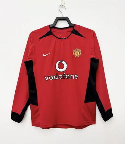 Manchester United Home Long Sleeve Jersey 2003-04