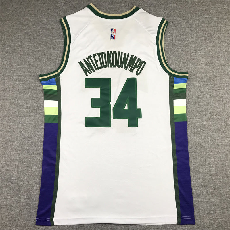 Milwaukee Bucks Giannis Antetokounmpo #34 Jersey