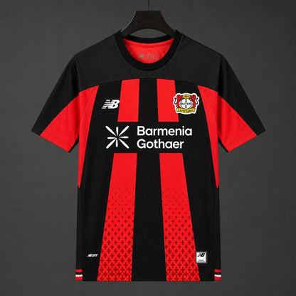 Front view of Bayer Leverkusen Home Jersey 2026/27 in black and red