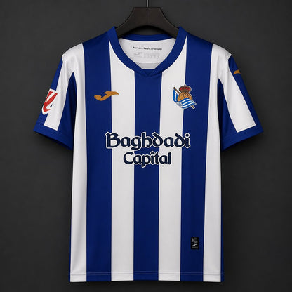 Front view of the blue and white Real Sociedad Home Jersey 2026/27