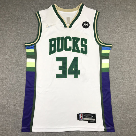 Milwaukee Bucks Giannis Antetokounmpo #34 Jersey