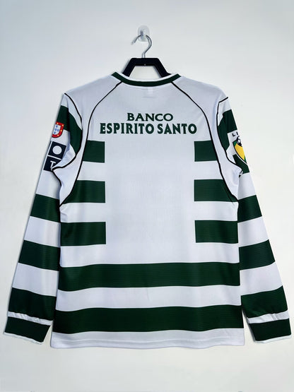 Sporting CP 2002-2003 Home Jersey Long Sleeve