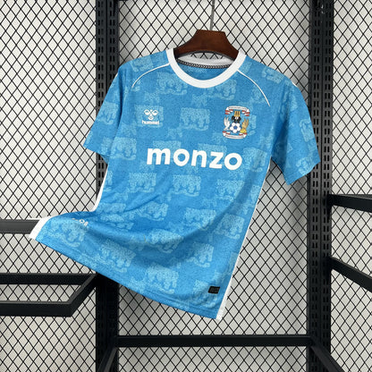 Coventry City 2025/26 home jersey front view in sky blue