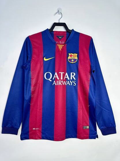 Barcelona 2014-2015 Home Jersey Long Sleeve