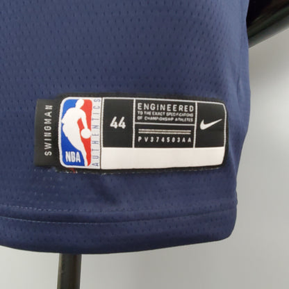 Denver Nuggets Nikola Jokić number 15 navy jersey front view