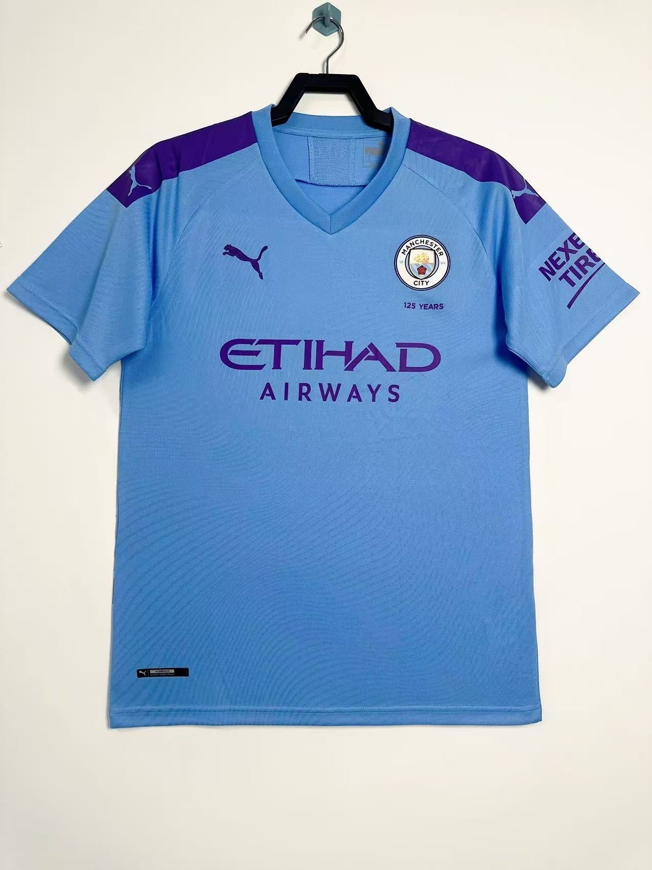 Manchester City 125th Anniversary Home Jersey 19/20
