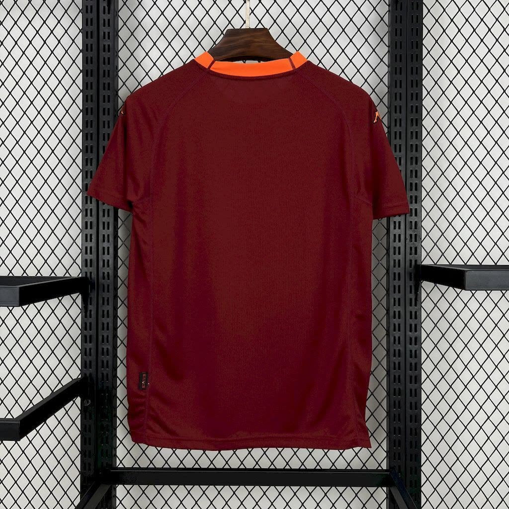 AS Roma 2000/01 Home Jersey - Kappa logo close-up