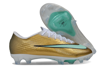 Nike Air Zoom Mercurial Vapor 15 Elite FG – Gold/Mint