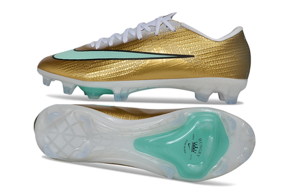 Nike Air Zoom Mercurial Vapor 15 Elite FG – Gold/Mint