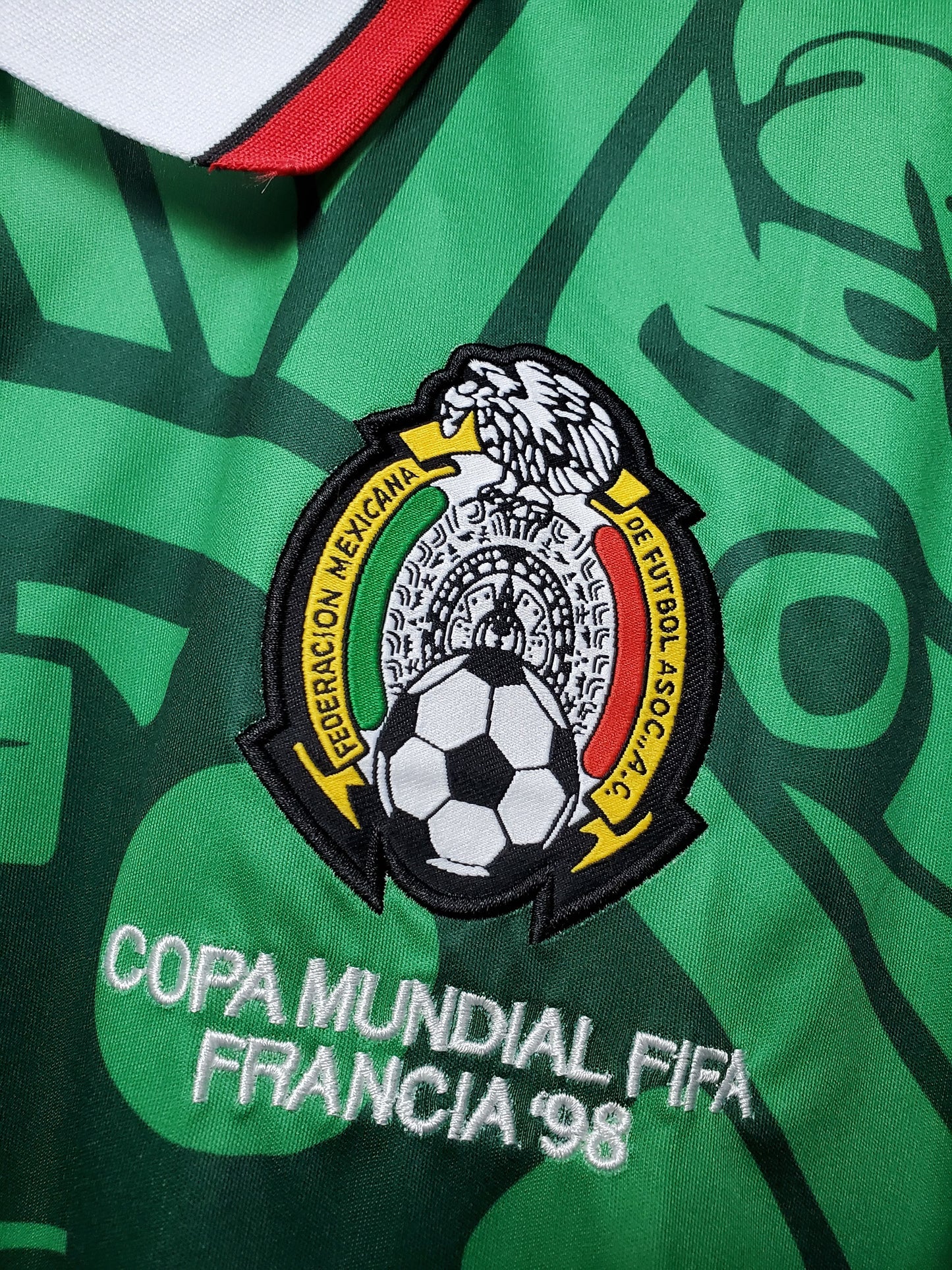 Mexico 1998 World Cup Home Jersey