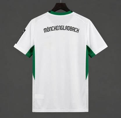 Back view of Borussia Monchengladbach Home Jersey 2026/27 in white and green
