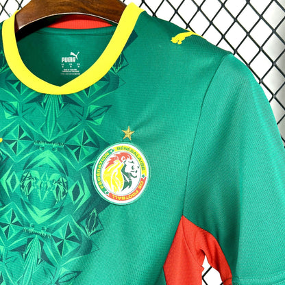 Senegal Away World Cup 2026 Jersey - FSF crest close-up