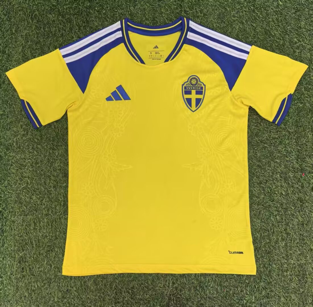 Sweden Home World Cup 2026 Jersey - Front