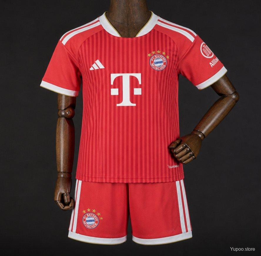 Bayern Munich Kids Home Kit 2026/27 (Jersey + Shorts)