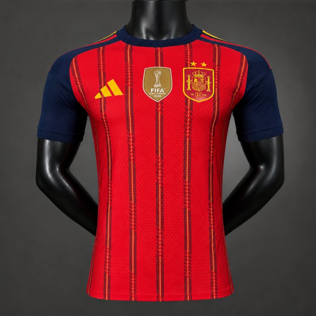 Spain World Cup Champions 2026 Home Jersey