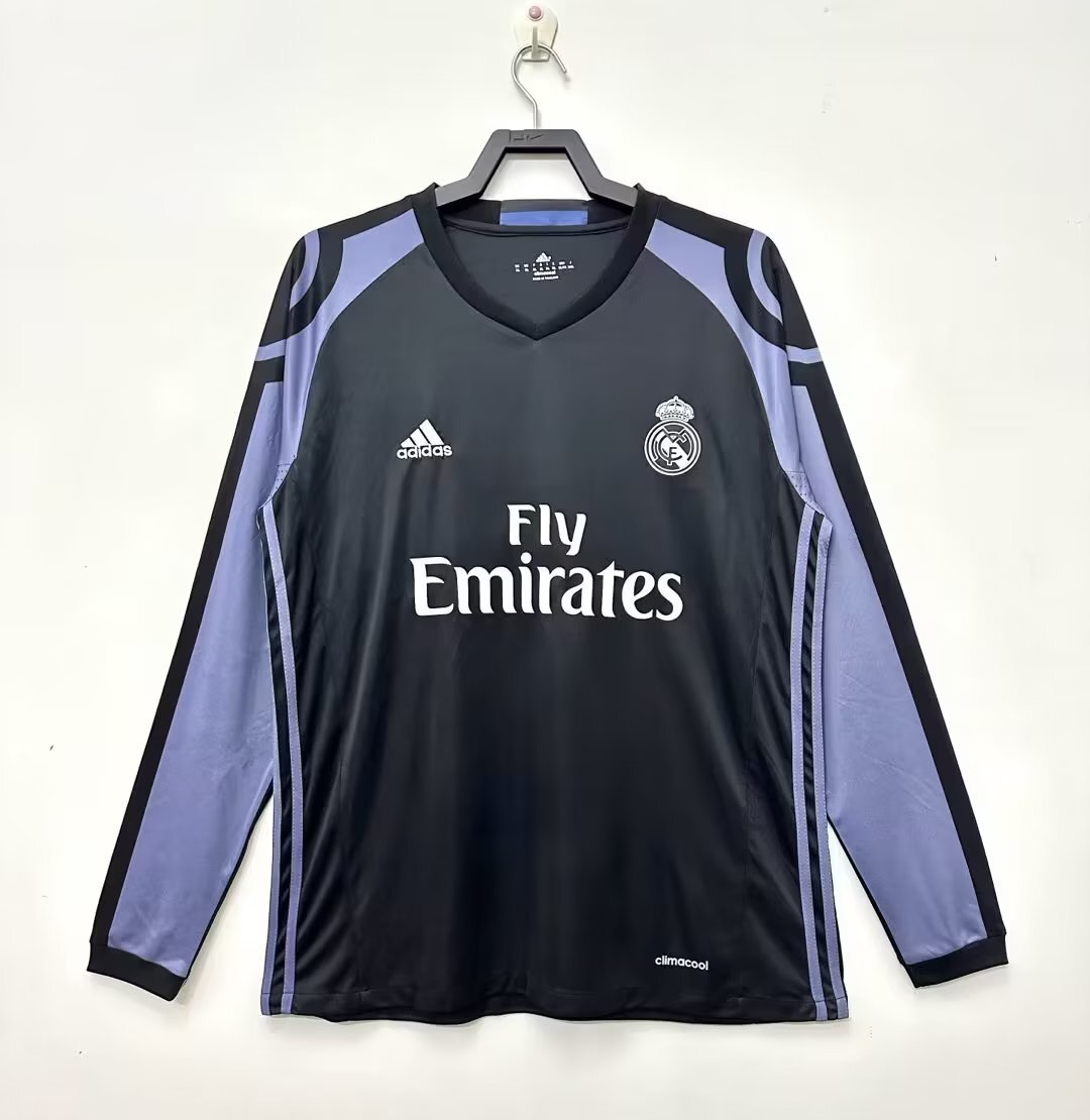 Real Madrid Away Long Sleeve Jersey 2016-17
