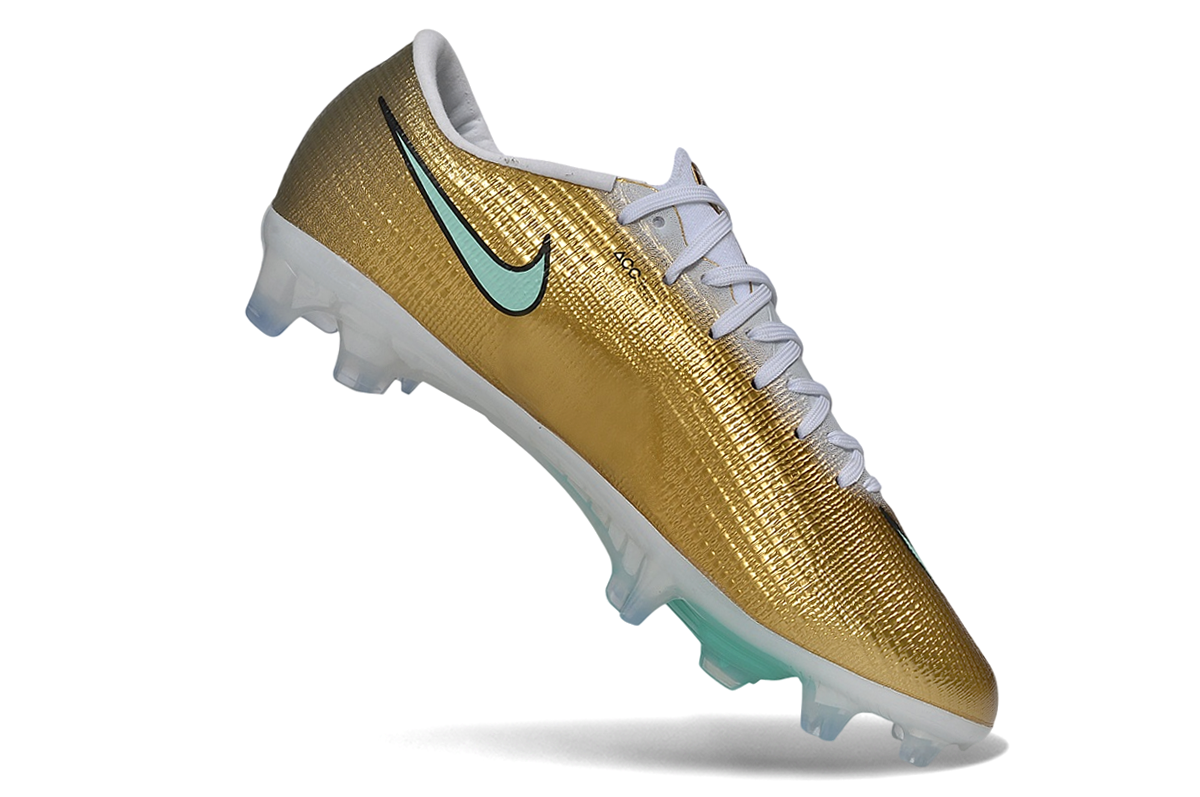 Nike Air Zoom Mercurial Vapor 15 Elite FG – Gold/Mint