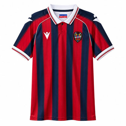 Back view of the red and navy Levante 2026/27 home jersey