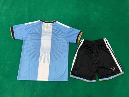 Argentina Messi One-Match Special Kids Kit 2026 (Jersey + Shorts)