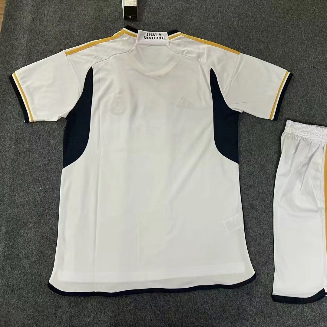 Real Madrid Kids Home Kit 2023/24 (Jersey + Shorts)
