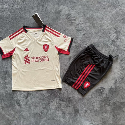 Liverpool Kids Away Kit 2026/27 (Jersey + Shorts)
