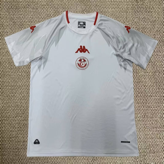 Tunisia Home World Cup 2026 Jersey - back view with Tunisian flag badge