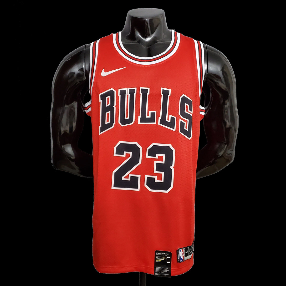 Chicago Bulls Michael Jordan number 23 red jersey front view