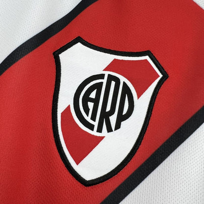 River Plate Home Jersey 2026/27 club crest close-up on red sash