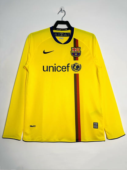 Barcelona Away Long Sleeve Jersey 08/09