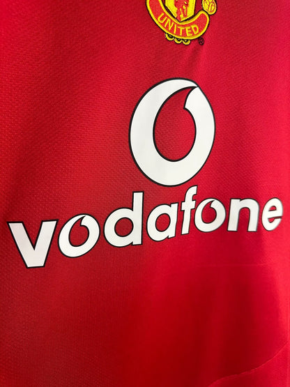 Manchester United 2004-2006 Home Jersey Long Sleeve