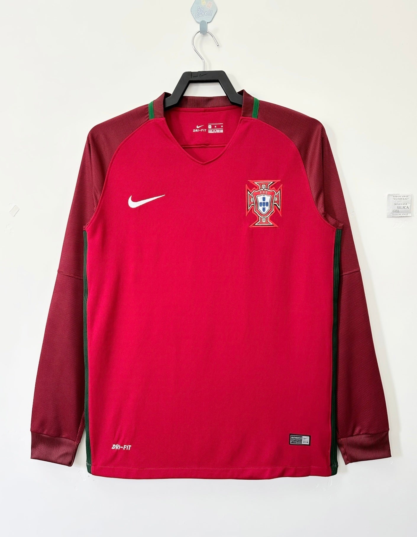 Portugal Home Long Sleeve Jersey 2016