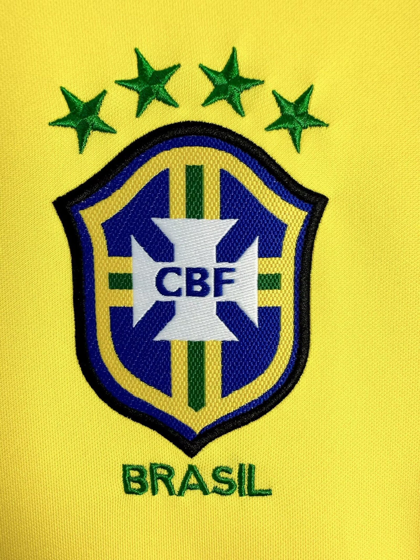 Brazil Home Long Sleeve Jersey 1998