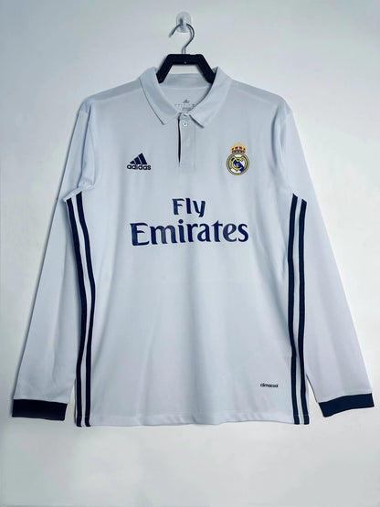 Real Madrid Home Long Sleeve Jersey 16/17