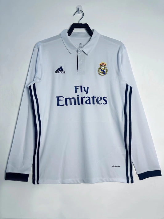 Real Madrid Home Long Sleeve Jersey 16/17