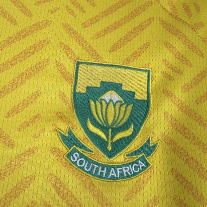 South Africa Home World Cup 2026 Jersey - South Africa shield crest close-up