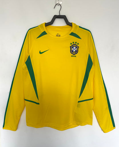 Brazil Home Long Sleeve Jersey 2002
