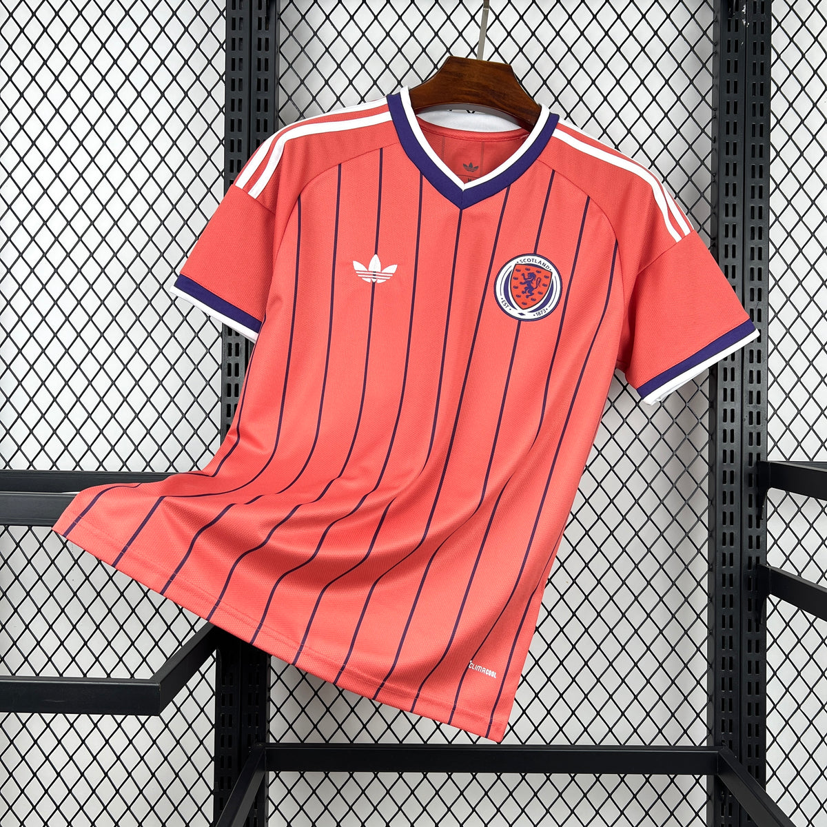 Scotland Away World Cup 2026 Jersey - Adidas trefoil close-up