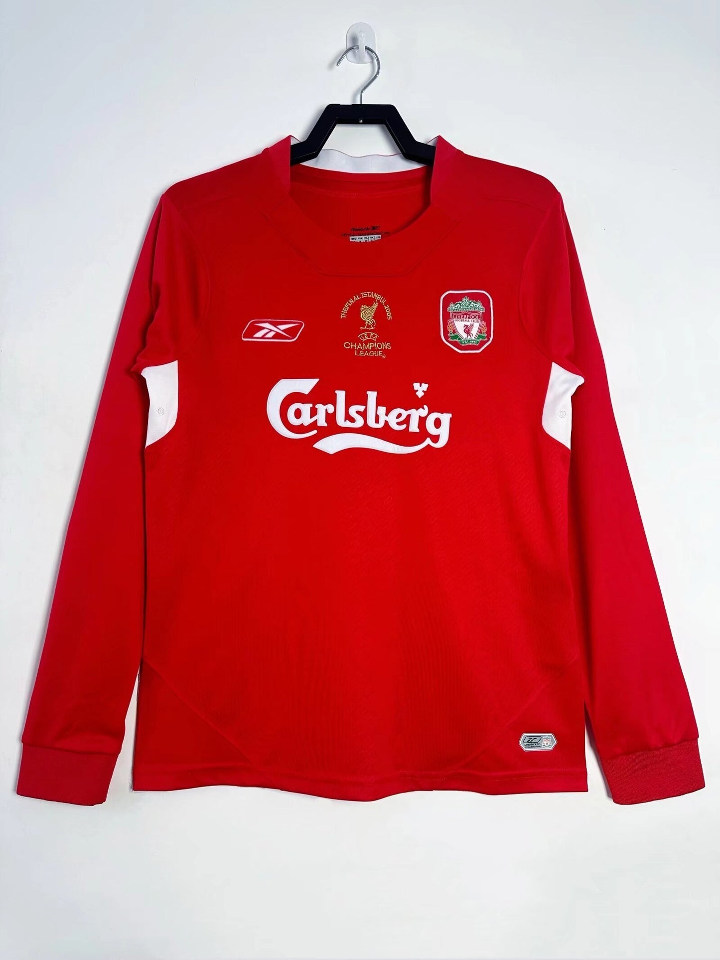 Liverpool Champions League Home Long Sleeve Jersey 04/05