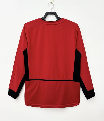 Manchester United Home Long Sleeve Jersey 2003-04