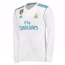 Real Madrid Home Jersey 2017/18 Long Sleeve